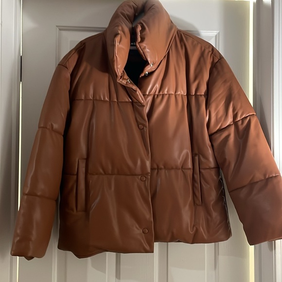 Bagatelle NYC women’s brown faux leather jacket - Picture 6 of 9